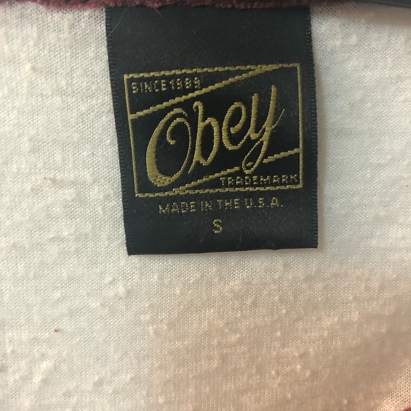 Obey baseball shirt - Picture 3 of 4